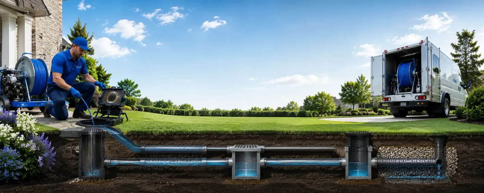 Outdoor drain cleaning information for Pilot Point, AK